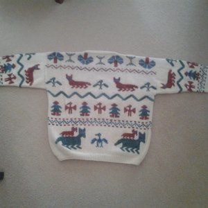 PUTUMAYO, Vintage, Men's, 100% Wool Sweater, L, Made in Uruguay